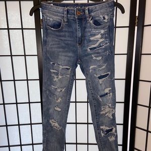 American Eagle ripped jeans